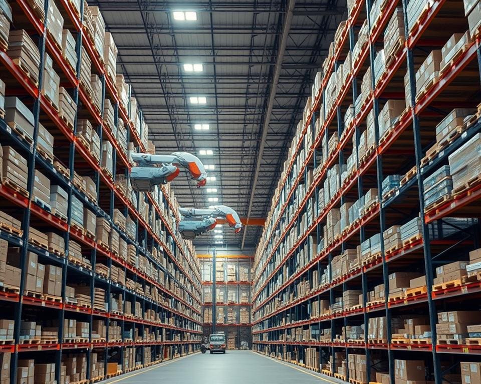 Geautomatiseerde opslagsystemen in distributiecentra