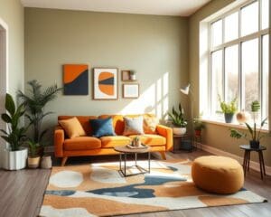 Hoe combineer je kleuren in een klein appartement?