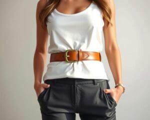 Hoe draag je een brede riem stijlvol?