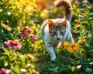 Hoe hou je katten in de tuin?