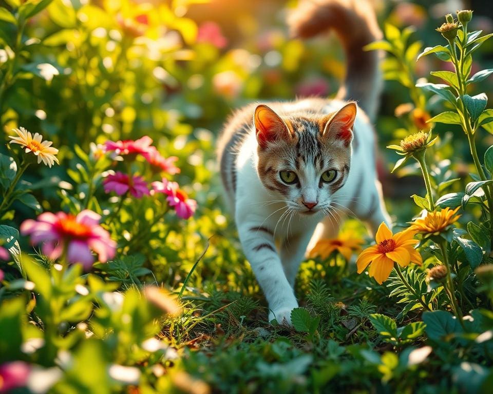 Hoe hou je katten in de tuin?