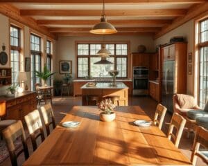 Hoe houd je een open keuken toch gezellig en warm?