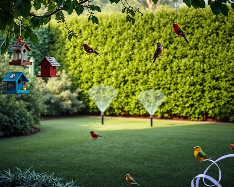 Hoe houd je vogels uit je tuin?