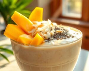 Hoe maak je een tropische smoothie met kokos?