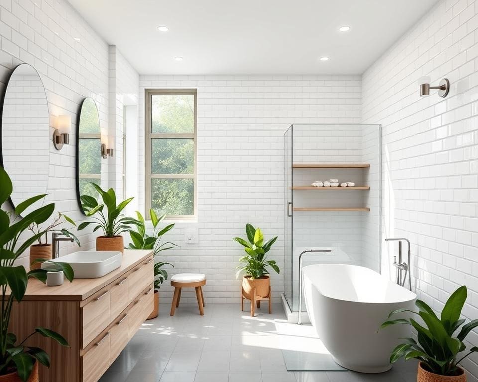 Hoe maak je je badkamer lichter zonder raam?