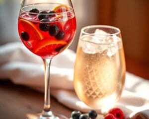 Hoe mix je sangria met witte wijn of rosé?