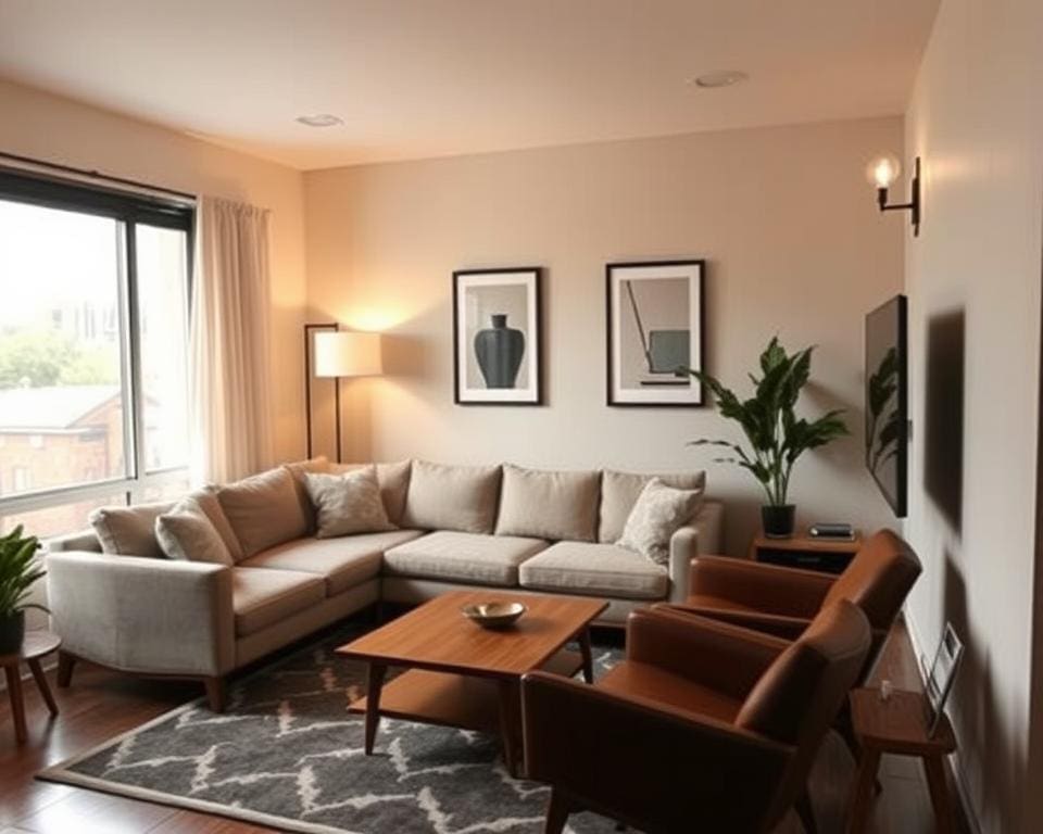 Hoe richt je een kleine woonkamer slim in?