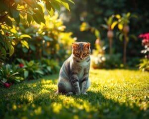 Hoe voorkom ik dat katten in de tuin poepen?