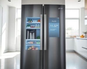 Hoe werkt een slimme koelkast met boodschappenfunctie?