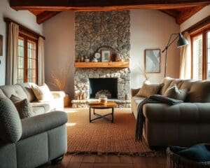 Op welke manier creëer je warmte met texturen?