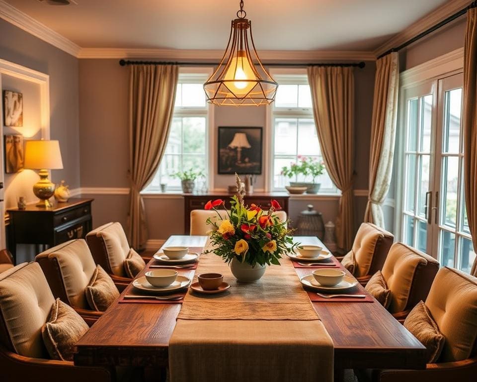 Op welke manier maak je een eetkamer gezelliger?