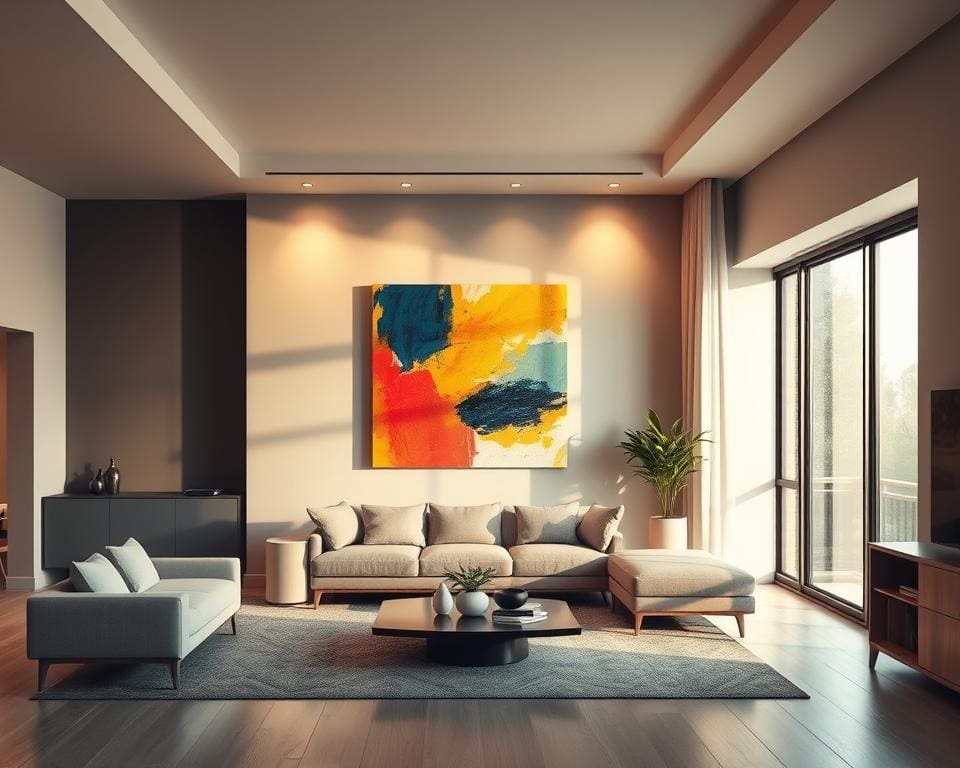 Op welke manier voeg je kunst toe aan een modern interieur?