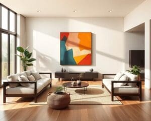 Waarmee breng je contrast in een minimalistisch interieur?