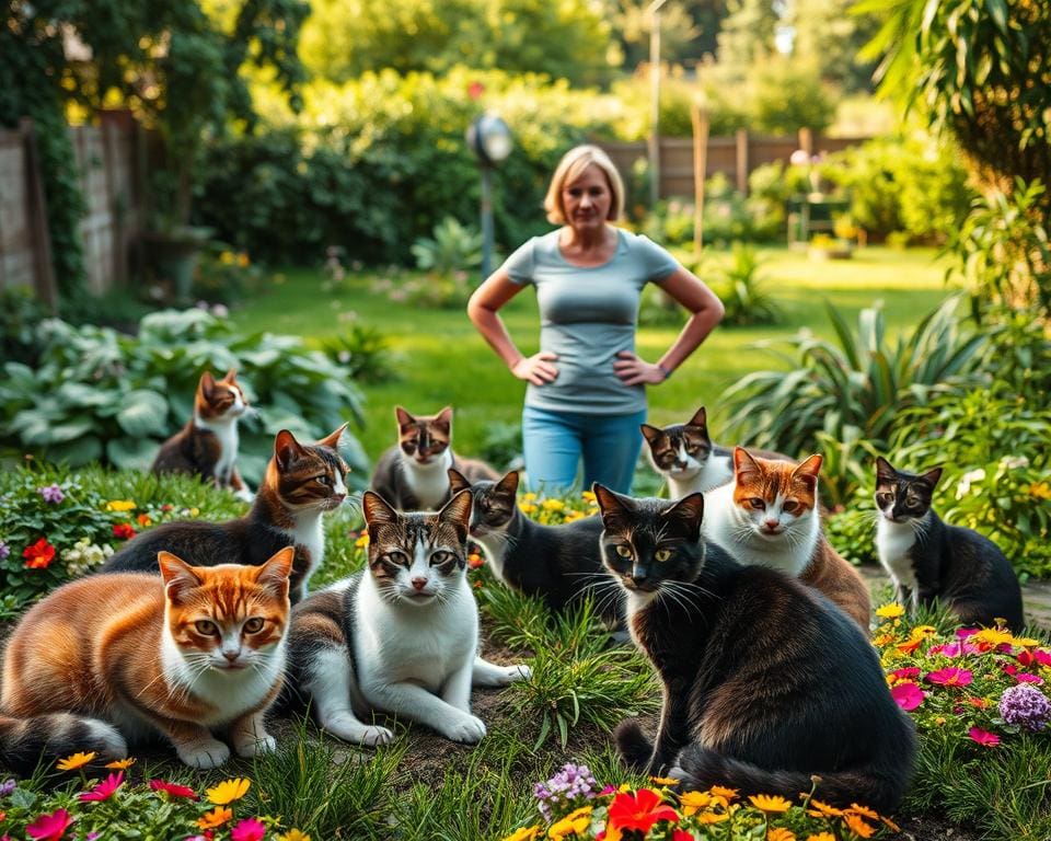 Wat doe ik tegen katten in de tuin?