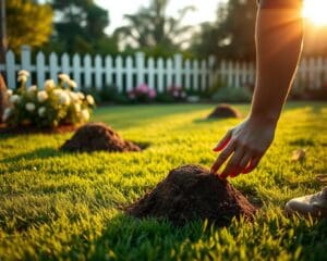 Wat doe je tegen mollen in de tuin?