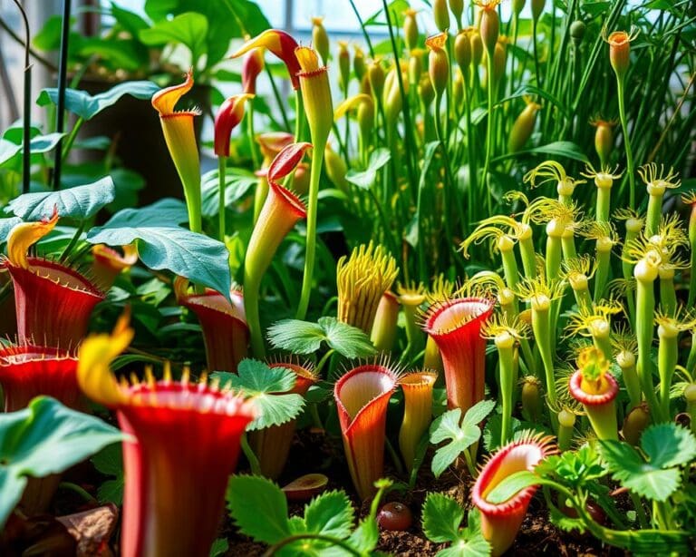 Wat eet een vleesetende plant?