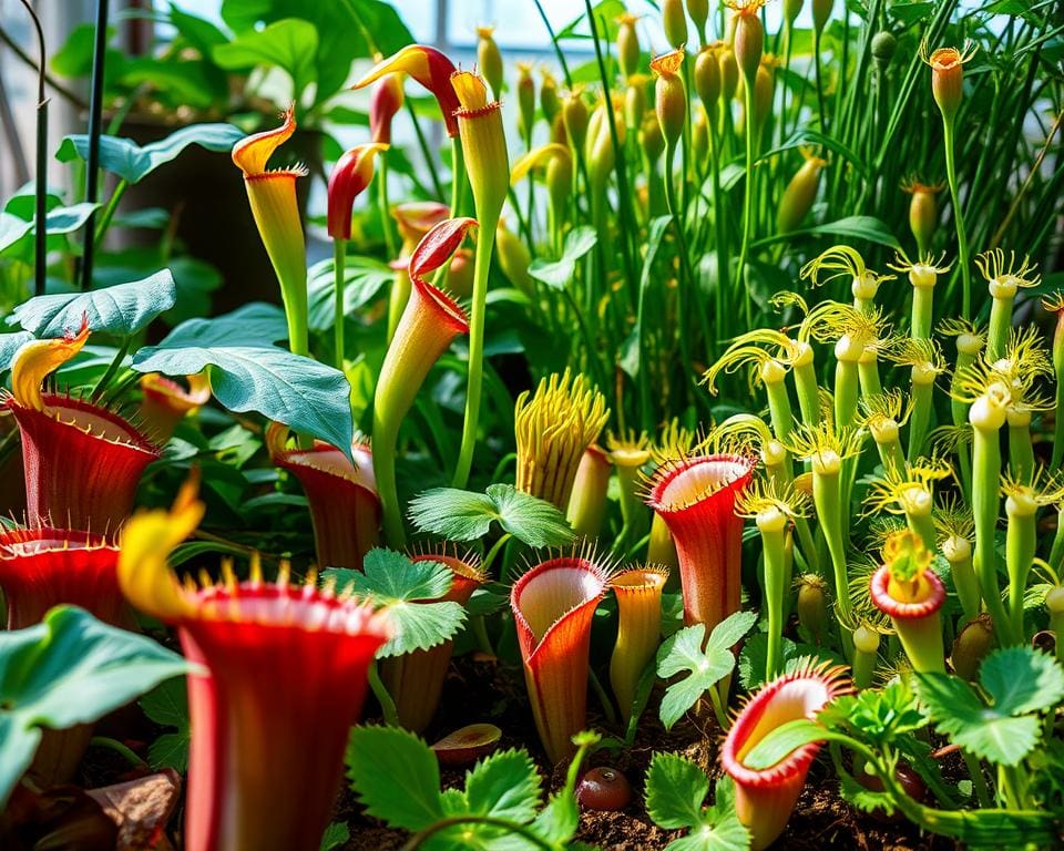 Wat eet een vleesetende plant?