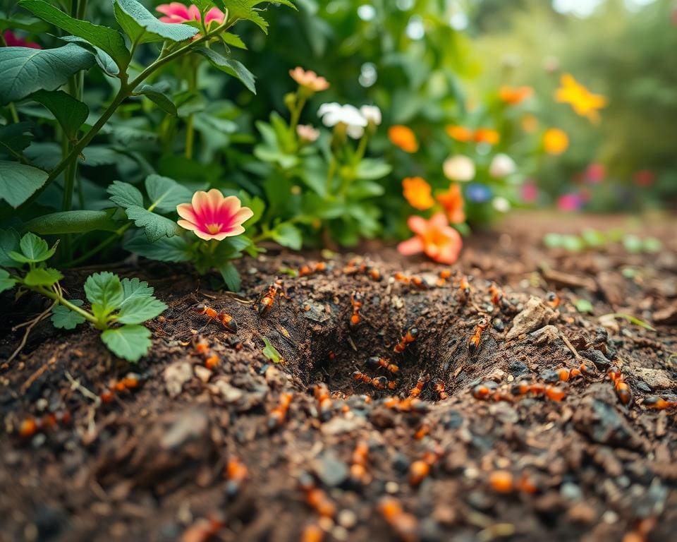 Wat helpt er tegen mieren in de tuin?