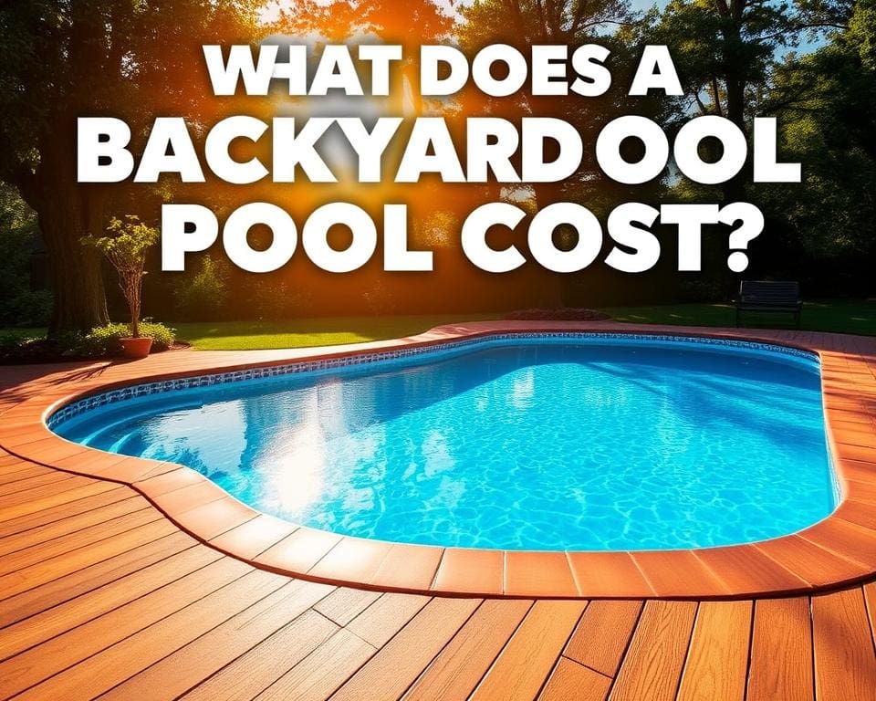 Wat kost een zwembad in de tuin?