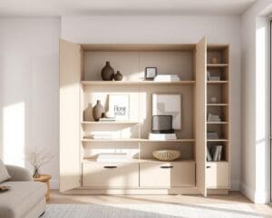 Wat maakt een open kast praktisch én stijlvol?