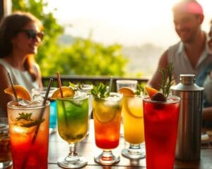 Welke cocktails passen bij een warme zomerdag?