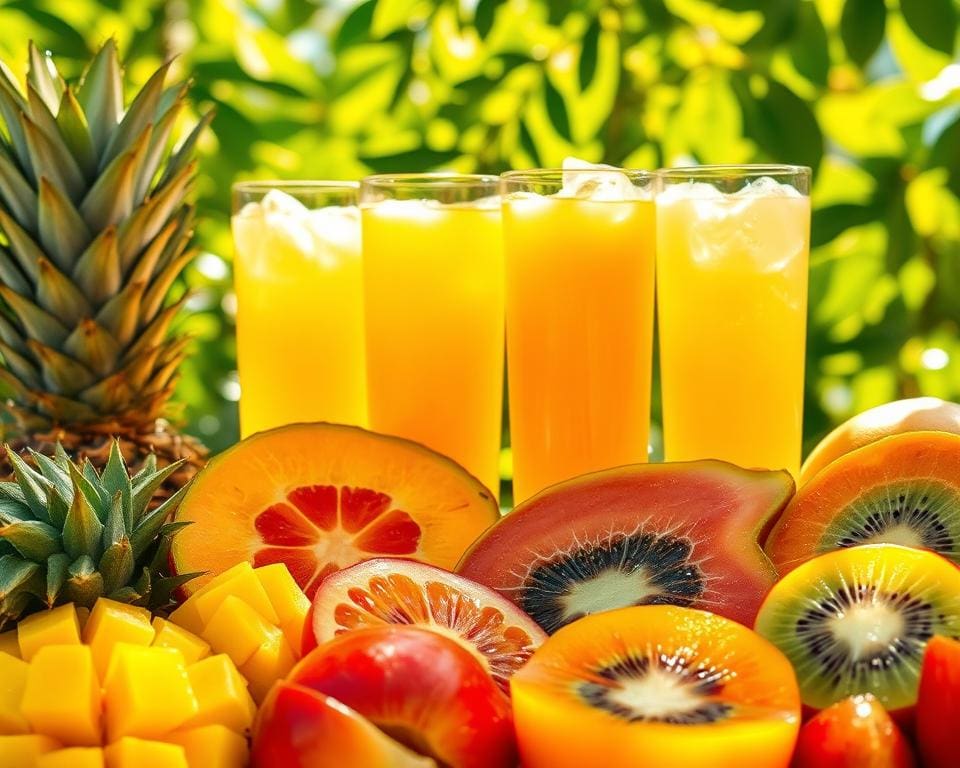 Welke fruitsappen zijn het lekkerst in de zomer?