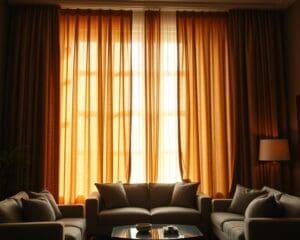 Welke gordijnen verbeteren de akoestiek in huis?