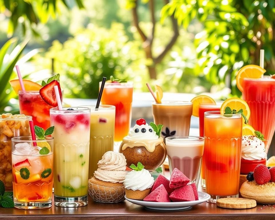 Welke zomerse drankjes passen bij desserts?