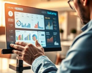 Hoe geeft dronevizier.nl inzicht in drone tarieven voor events?