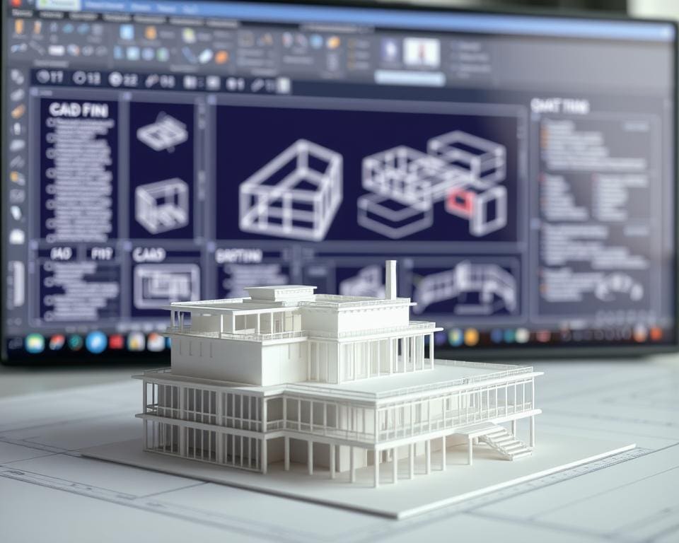 Hoe ondersteunt CAD-software precisie in bouwontwerp?