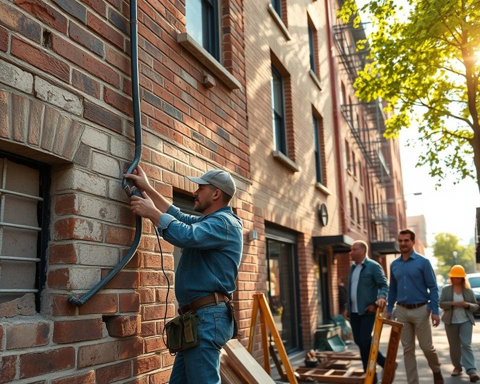 Hoe ondersteunt een lokale klusser zakelijke panden?