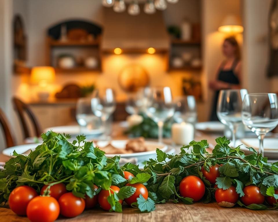 Hoe stel je een menu samen voor een etentje thuis?