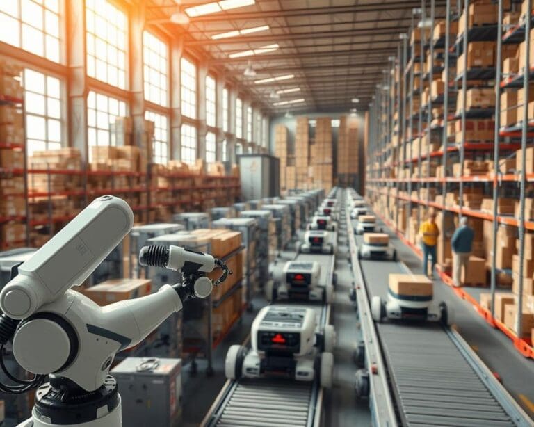 Hoe werken slimme robots in logistieke centra?