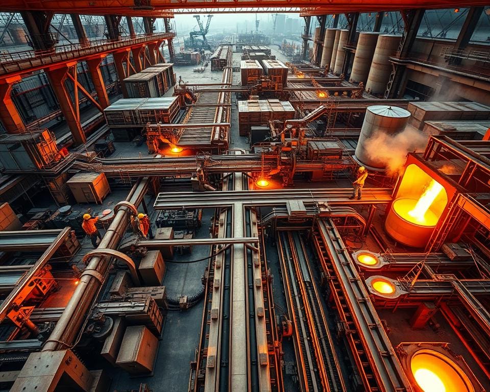 Hoe wordt staal geproduceerd en bewerkt voor de bouw?