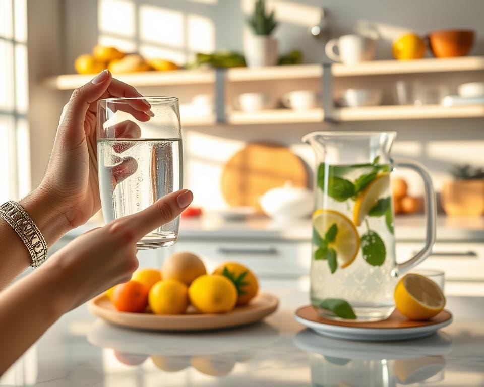 Wat is een eenvoudige manier om meer water te drinken?