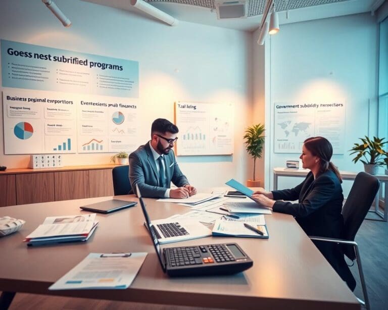 Wie helpt met bedrijfsfinanciering en subsidies?