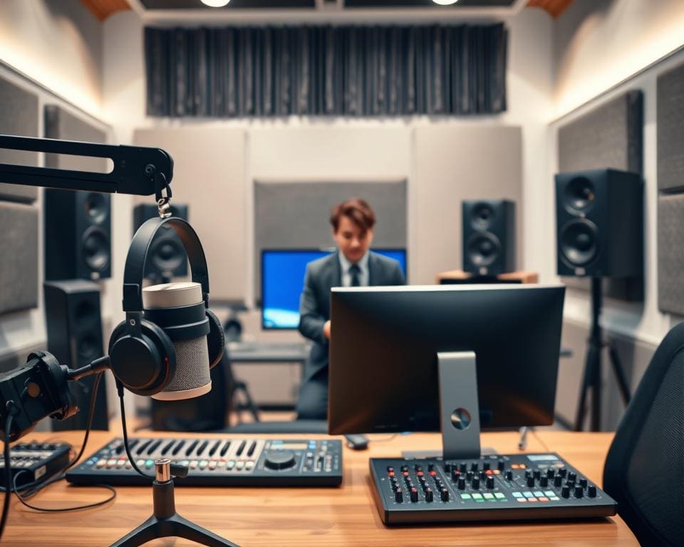 Wie verzorgt zakelijke podcasts of audioprojecten?