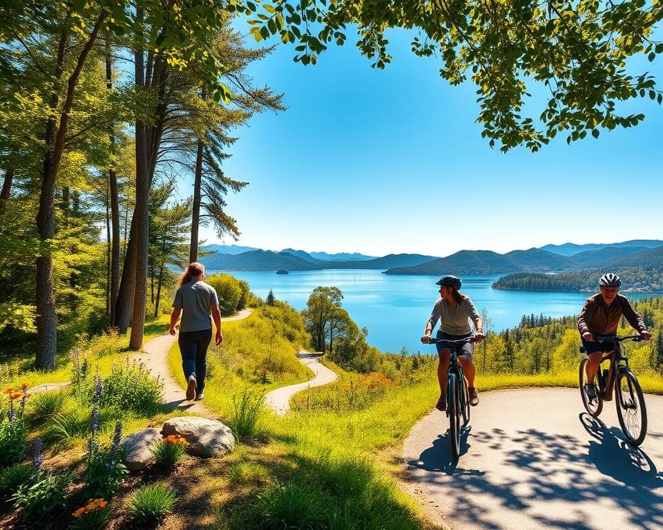 Hoe combineer je wandelen en fietsen op vakantie?