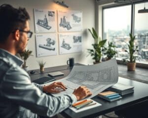 Hoe ondersteunt een technisch tekenaar coatingprojecten?