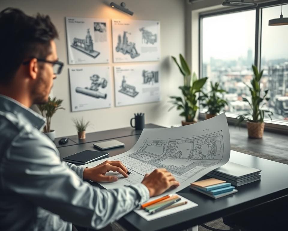 Hoe ondersteunt een technisch tekenaar coatingprojecten?