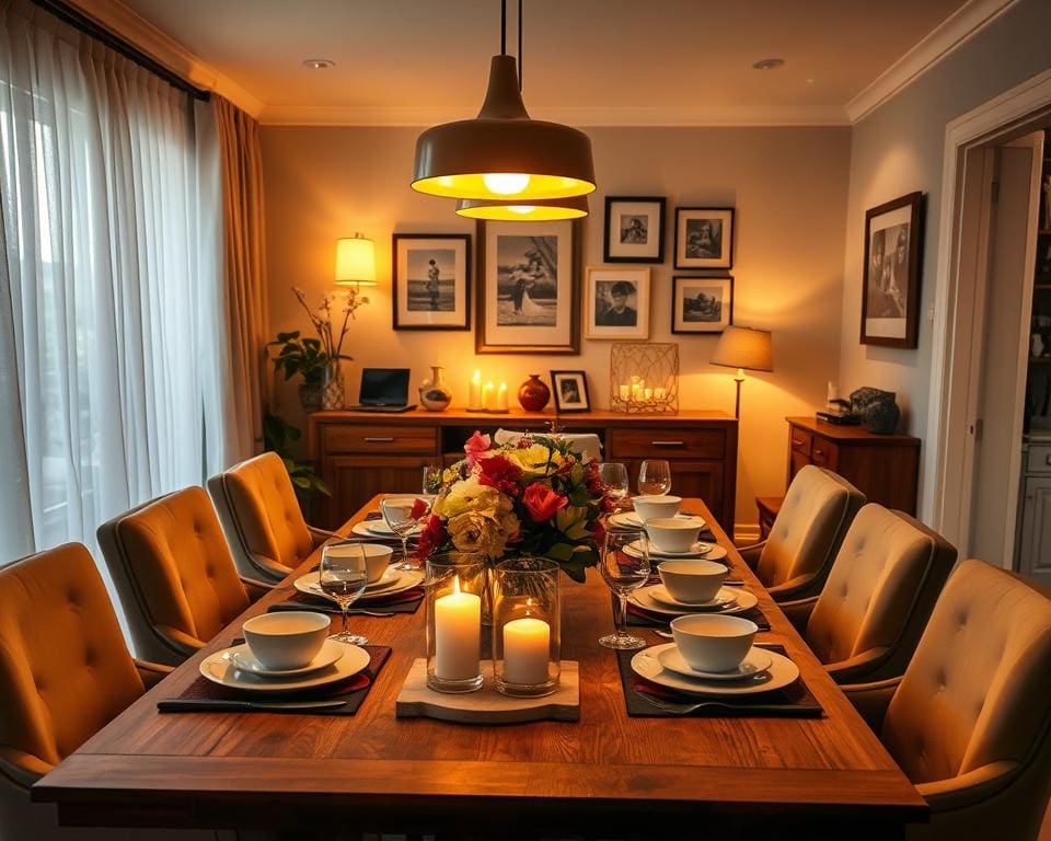 Hoe ontwerp je een gezellige eetkamer?