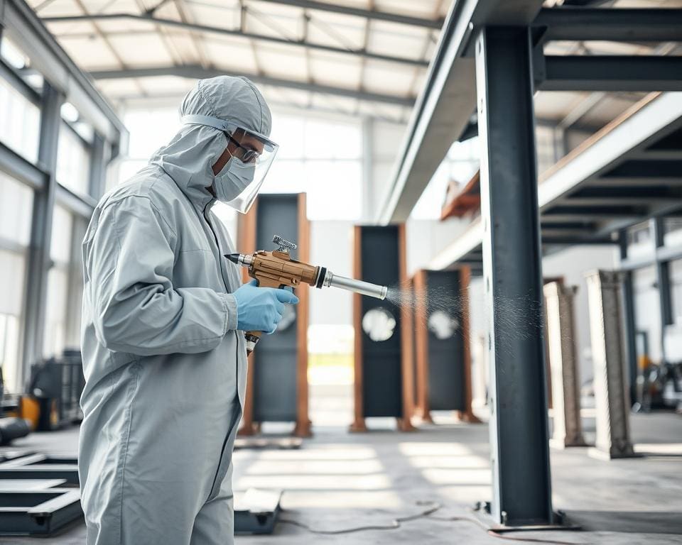 Hoe werkt een industrieel schilder aan metaalconstructies?