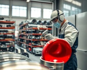 Hoe werkt een natlak systeem voor metaalafwerking?