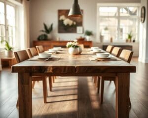 Waarom voelt een houten eettafel zo tijdloos?