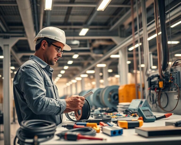 Wat doet een elektricien bij bedrijfspanden?