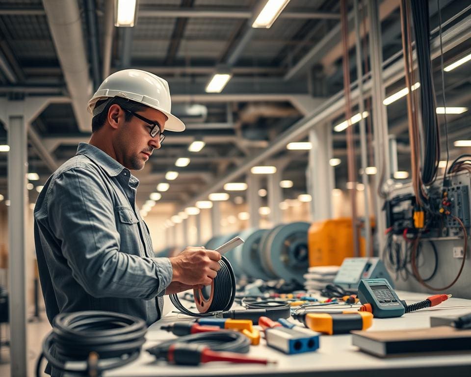 Wat doet een elektricien bij bedrijfspanden?