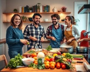 Wat maakt koken met vrienden zo gezellig?
