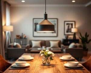 Welke hanglamp past boven de eettafel?