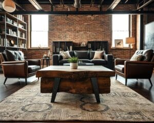 Welke meubels passen bij een industriële woonstijl?
