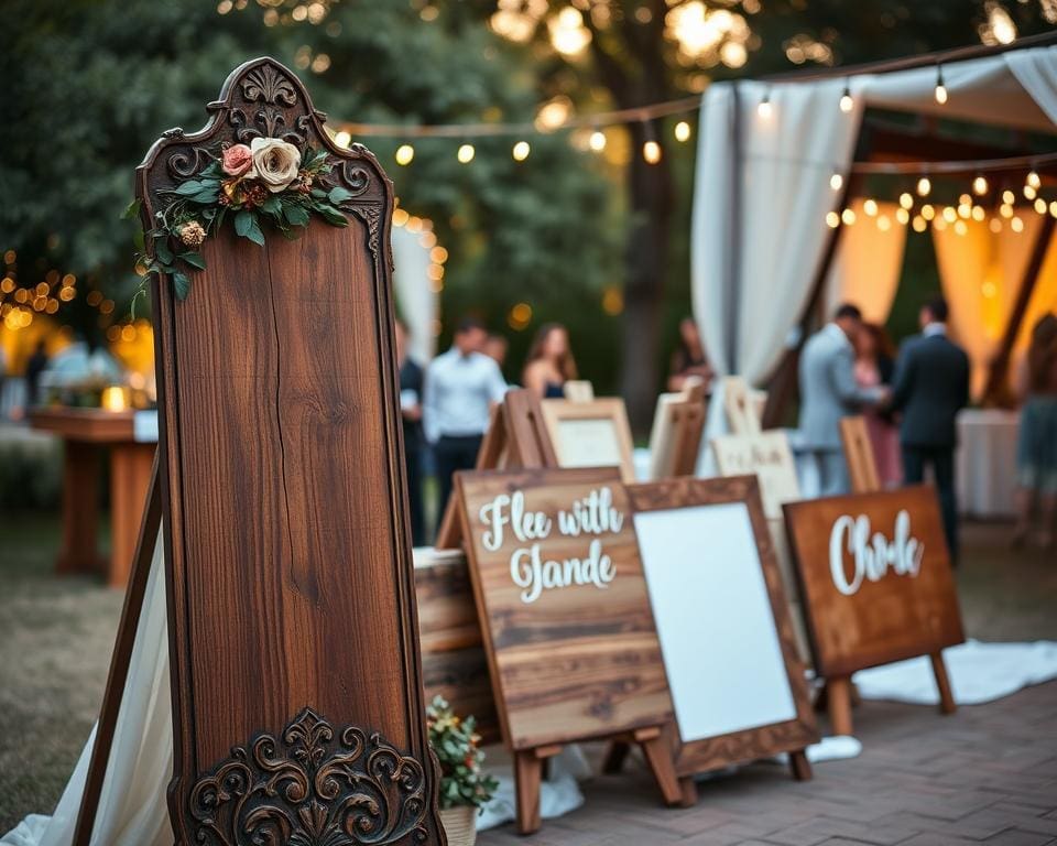 Waarom een duurzaam houten bord voor buiten laten maken?